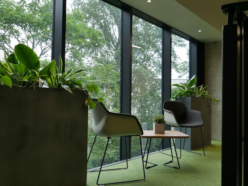 Have a coffee or a one to one meeting in our bright and open office